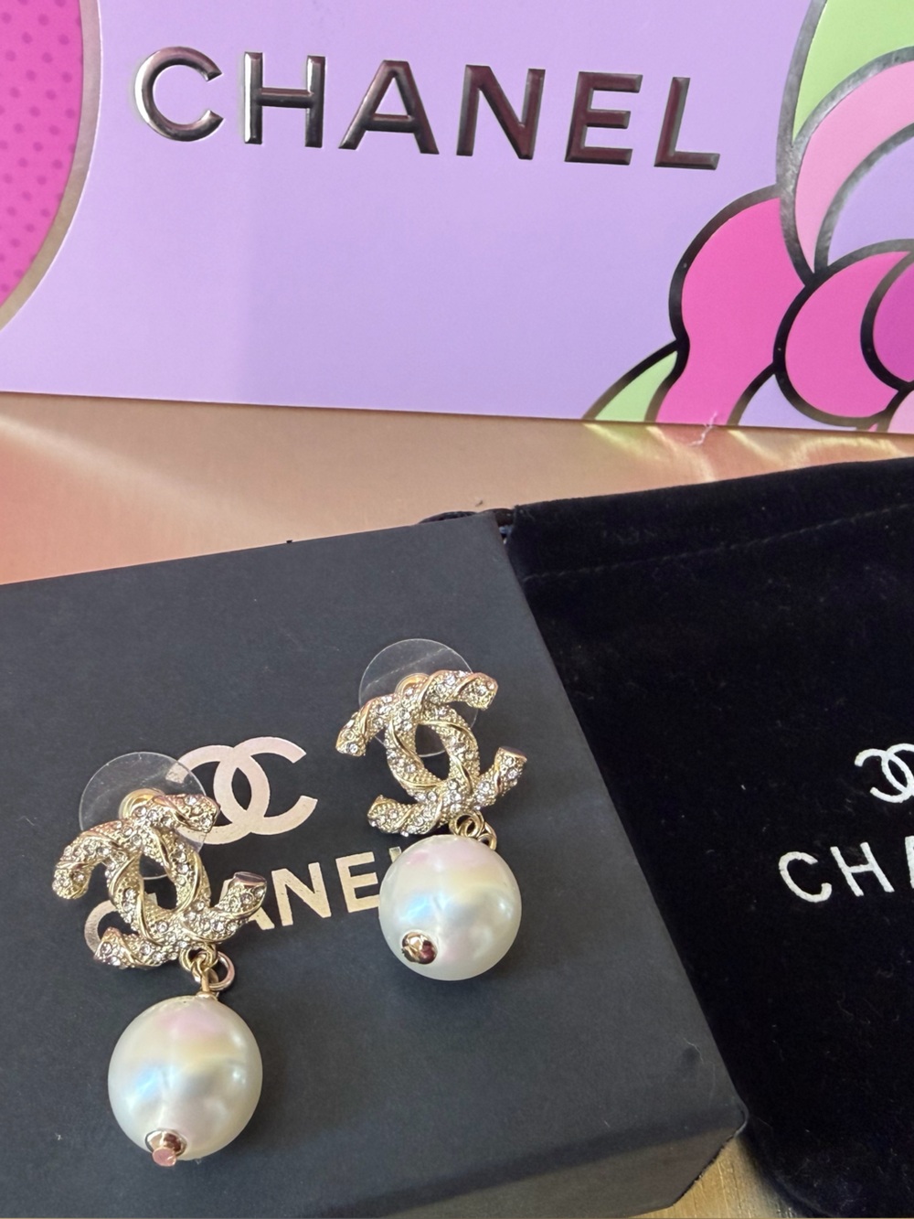Chanel Gold tone Earrings - Picture 13 of 13